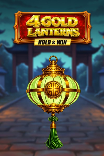 4 Gold Lanterns Hold & Win